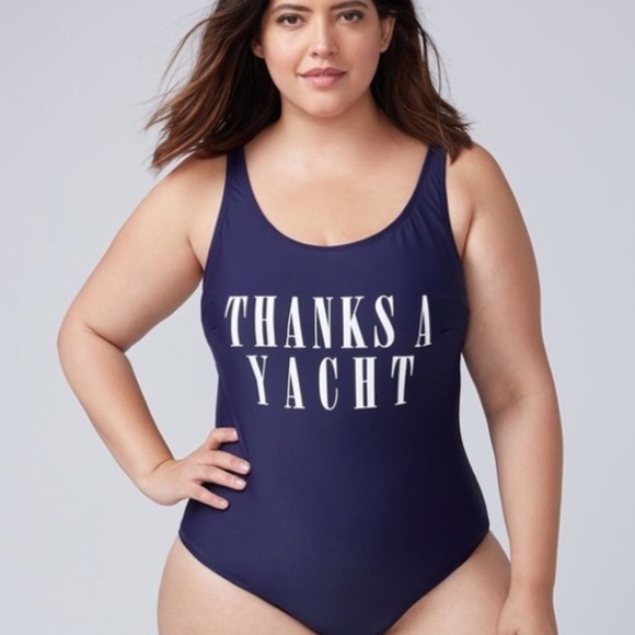 Lane Bryant Other - Lane Bryant Thanks A Yacht  Swim One Piece-NWT
